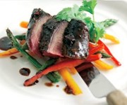 Teriyaki style pan-fried woodpigeon recipe